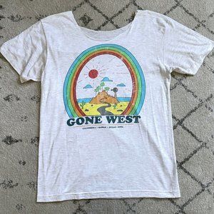 GONE WEST Concert Rainbow Shirt 2019 Tour - Size M
